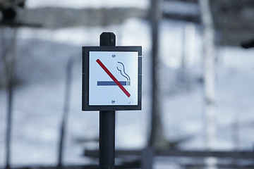 Image showing No Smoking Area