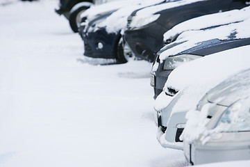 Image showing Cold cars