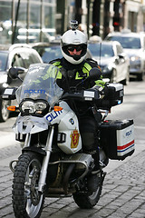 Image showing Police bike