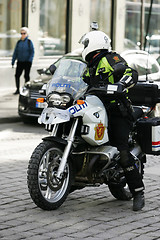 Image showing Police bike