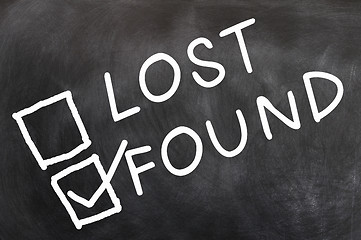 Image showing Lost and found