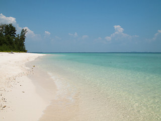 Image showing Beach on an island in the Andaman Sea