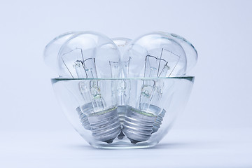 Image showing lamps stand upright glass cup