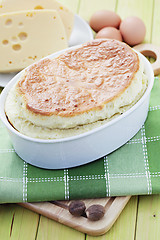 Image showing cheese souffle