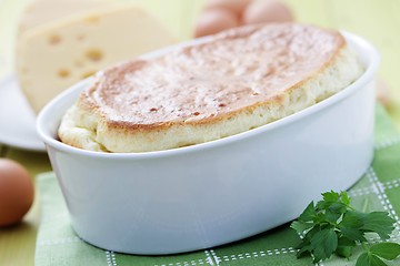 Image showing cheese souffle