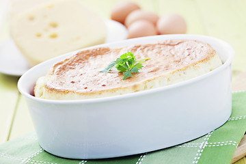 Image showing cheese souffle