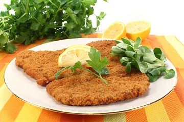 Image showing schnitzel