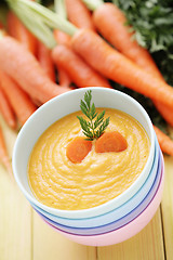 Image showing carrot cream