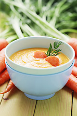 Image showing carrot cream