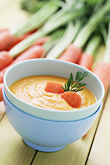 Image showing carrot cream