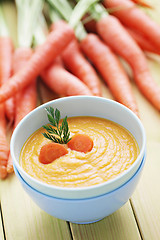 Image showing carrot cream