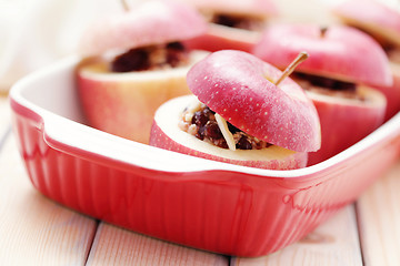 Image showing baked apples