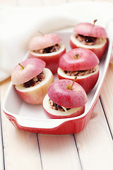 Image showing baked apples