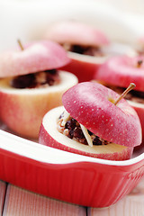 Image showing baked apples