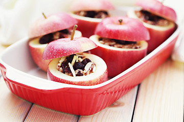 Image showing baked apples