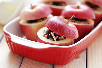 Image showing baked apples