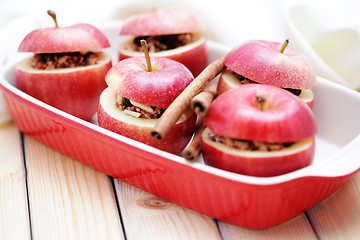 Image showing baked apples