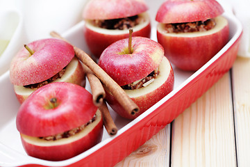 Image showing baked apples