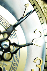 Image showing Clock hands, shallow DOF