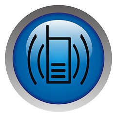 Image showing Mobile phone icon