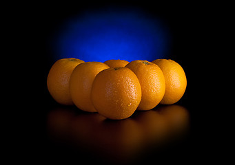 Image showing oranges like billiard balls
