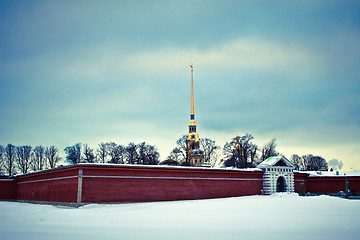Image showing Peter and Paul Fortress 