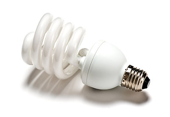 Image showing compact fluorescent light bulb