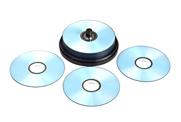 Image showing stack of printable discs