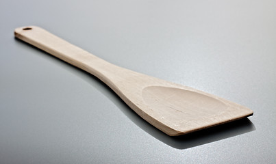 Image showing kitchen spatula on grey table