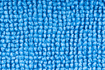 Image showing blue microfiber textile texture