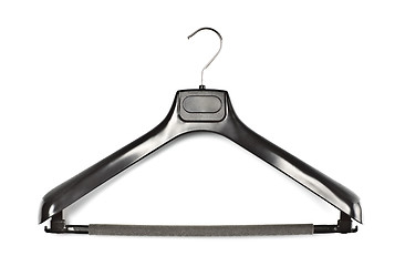 Image showing black coat hanger