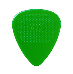 Image showing green guitar plectrum