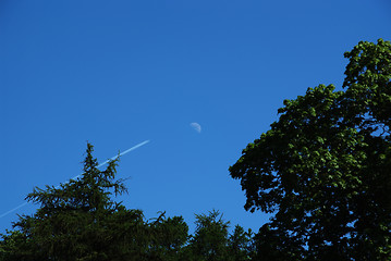 Image showing Flying to the Moon