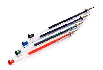 Image showing set of gel pens