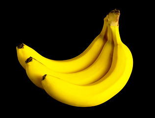 Image showing bunch of yellow bananas