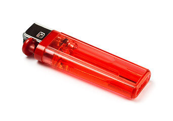 Image showing red cigarette lighter