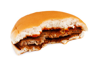 Image showing bitten sandwich