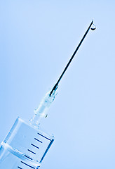 Image showing syringe with drop on needle