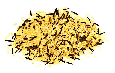 Image showing yellow and black rice blend