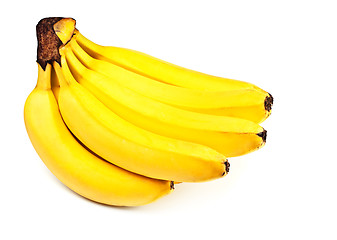 Image showing bunch of yellow bananas