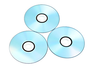 Image showing printable dvds isolated on white