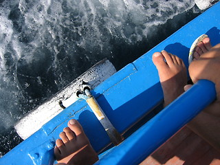 Image showing at sea