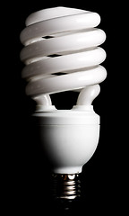 Image showing compact fluorescent light bulb