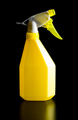 Image showing yellow spray bottle 