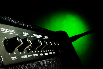 Image showing combo amplifier closeup