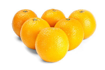 Image showing oranges like billiard balls 