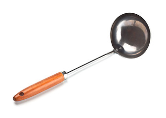 Image showing metal soup ladle