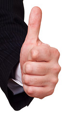 Image showing businessman approval gesture