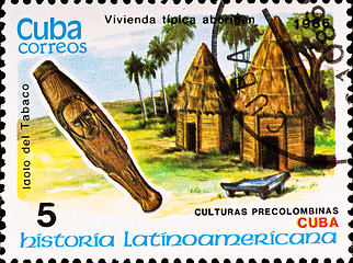 Image showing postage stamp shows example Cuban culture