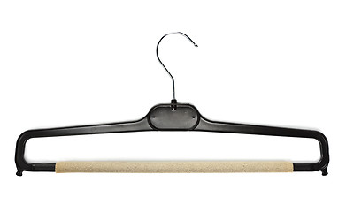 Image showing black coat hanger